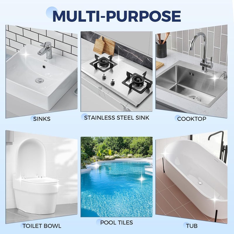 Gnvop 21 Pack Pumice Stone for Toilet Bowl Cleaning, Powerfully Cleans Hard Water Rings, Suitable for Cleaning Toilet, Bathtubs, Pool, Sinks and Grill - Image 4